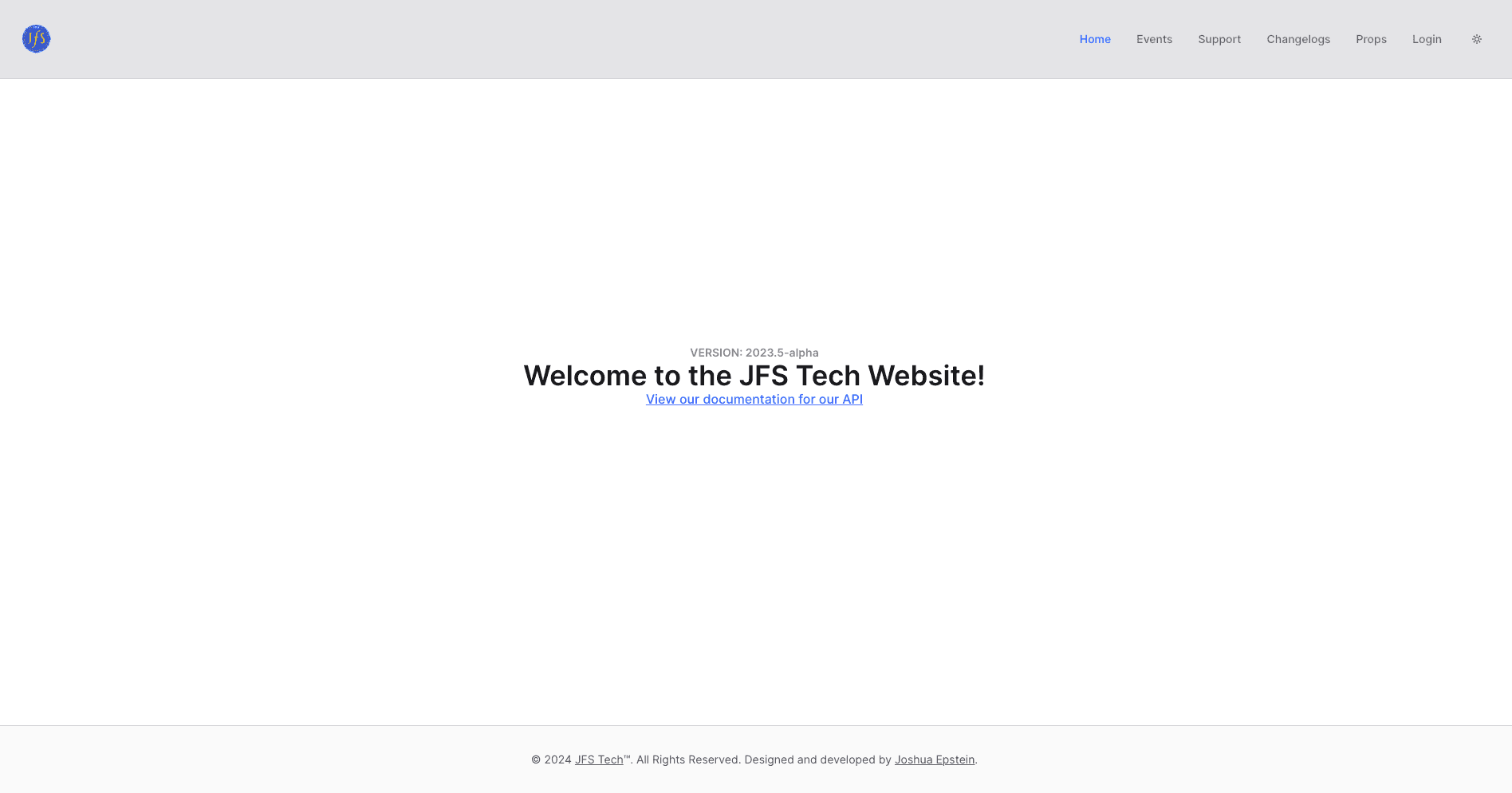 JFS Tech Final Home Page (2023 Next.JS Project)